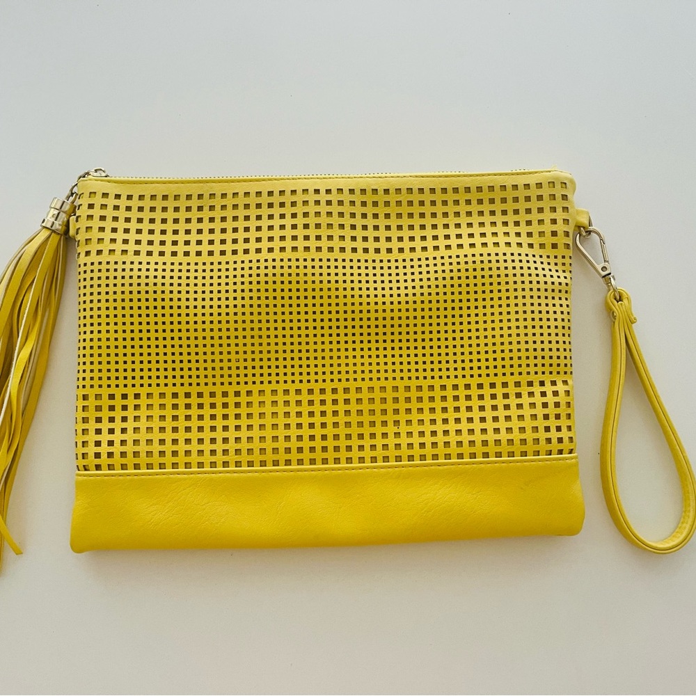 Sunny Yellow Fun wristlet Bag
